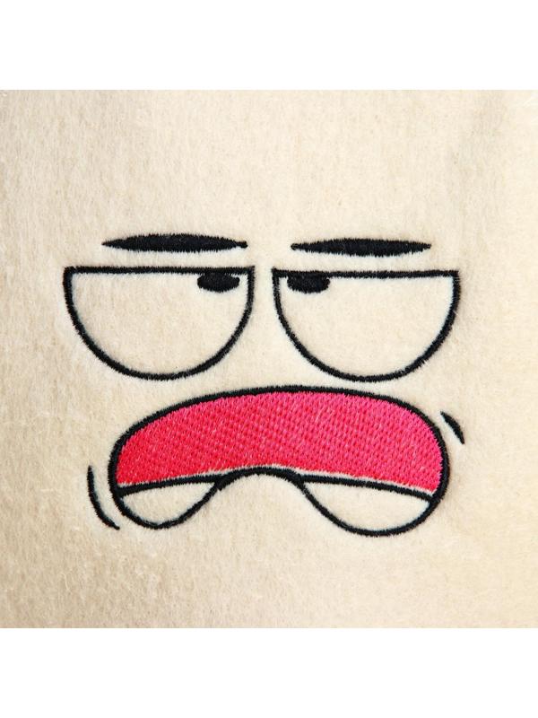 Шапка для бани с вышивкой 