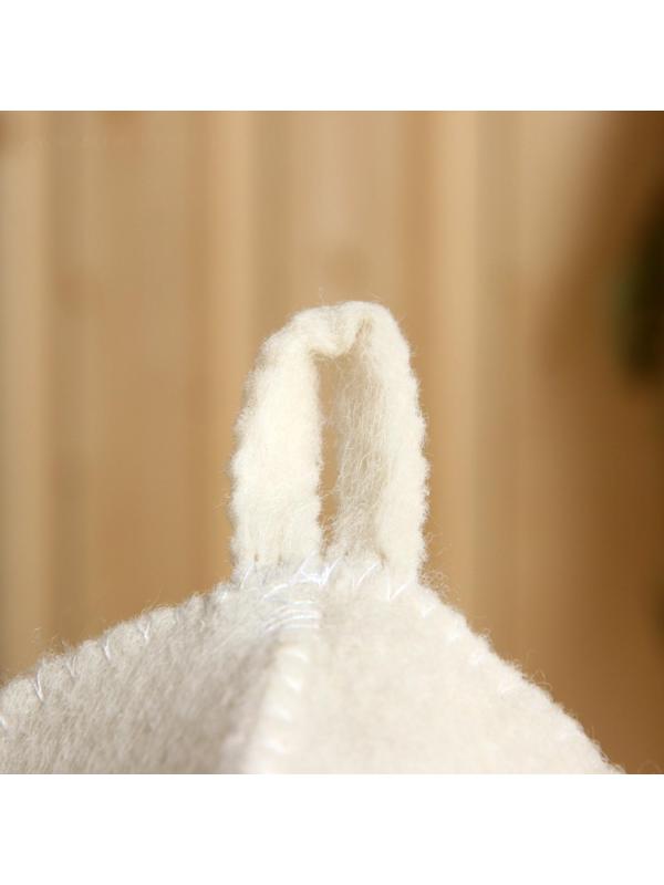 Шапка для бани с вышивкой 