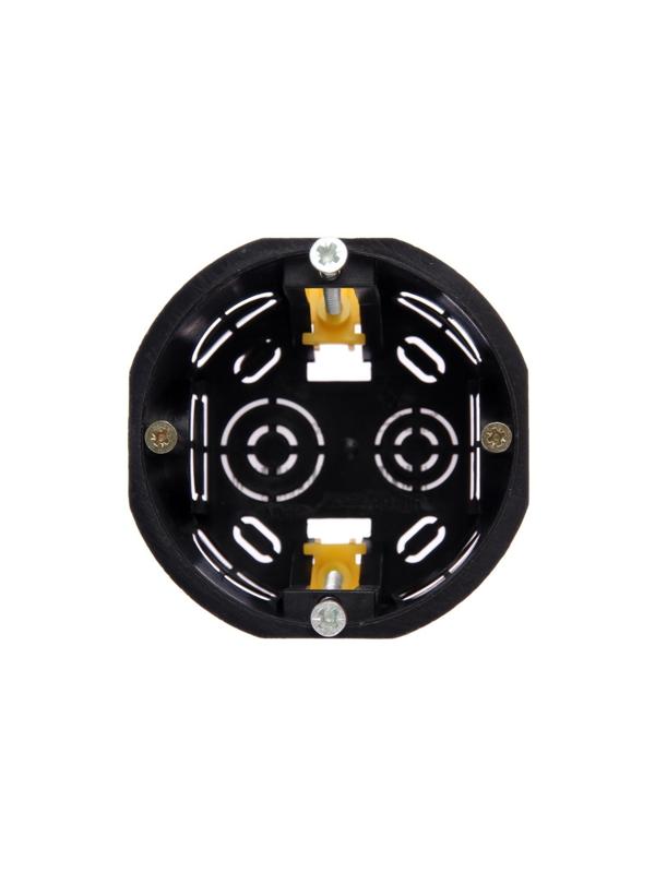 Коробка установочная Luazon Lighting, 68х45 мм, IP20, для полых стен, черная