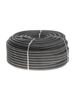 Труба гофрированная Luazon Lighting, d=20 мм, 100 м, ПВХ, с зондом, легкая