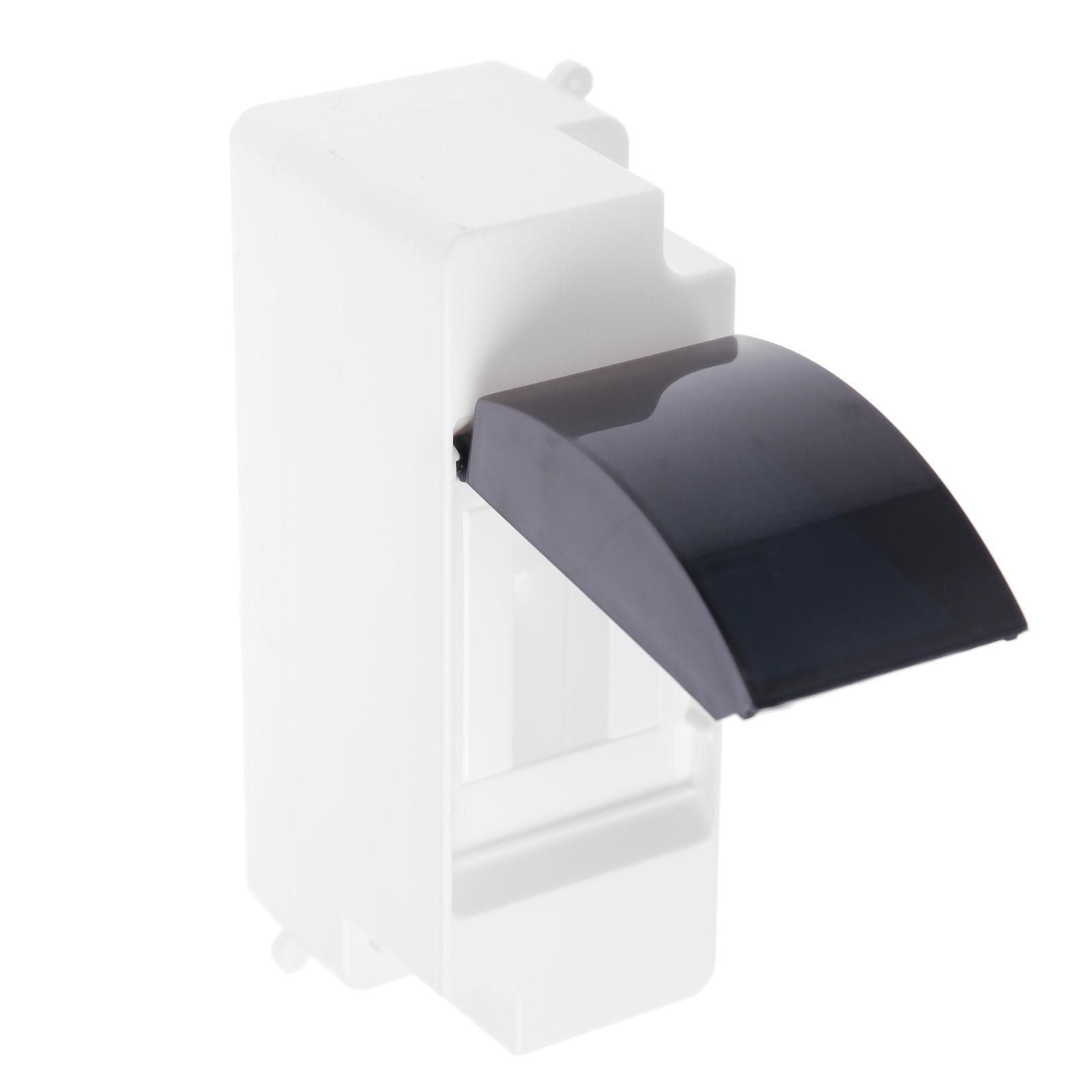 Щит Luazon Lighting ЩРН-П-2, на 2 модуля, IP30, с крышкой, навесной, пластик, цвет белый