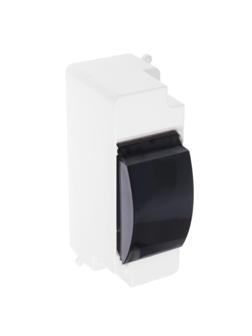 Щит Luazon Lighting ЩРН-П-2, на 2 модуля, IP30, с крышкой, навесной, пластик, цвет белый