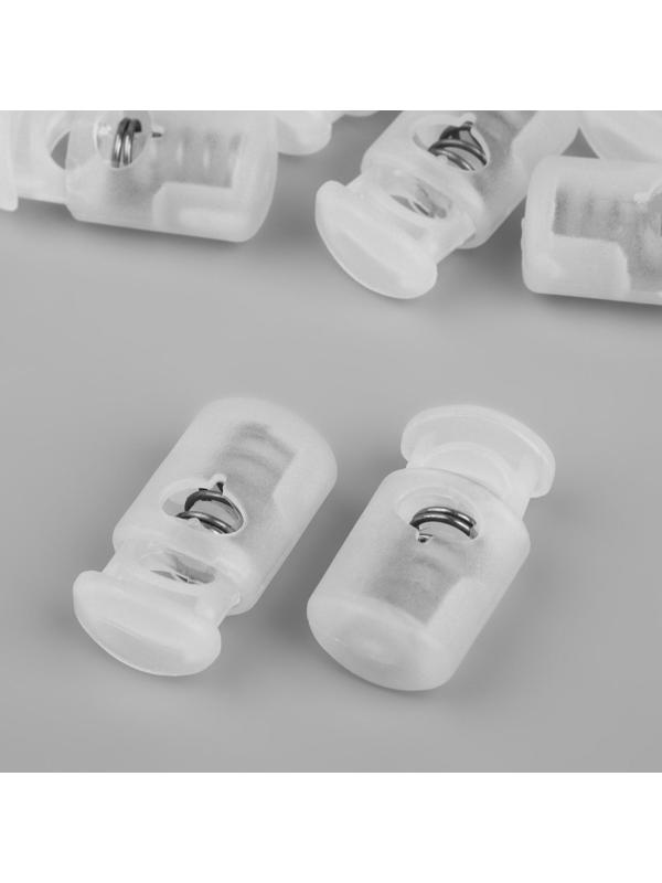 Фиксатор для шнура, 27 × 15 мм, цвет прозрачный