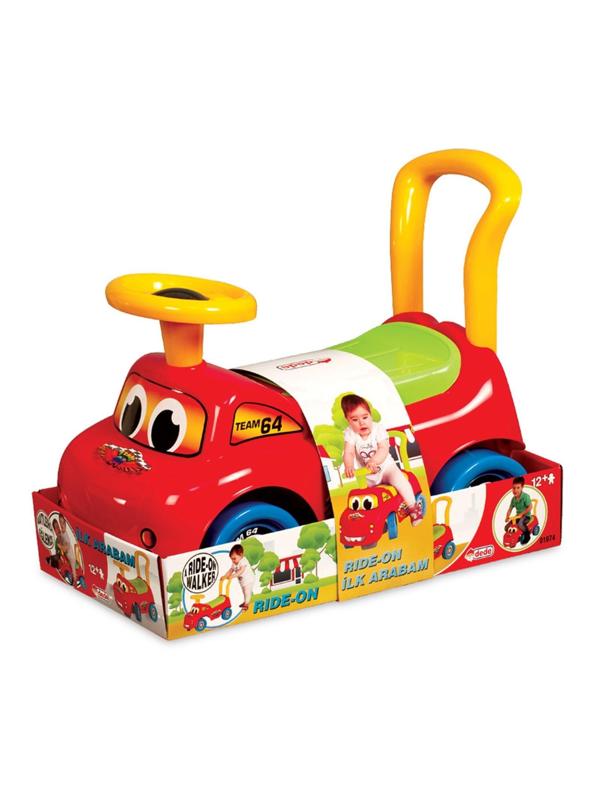 Машина-каталка Team 64, цвет красный