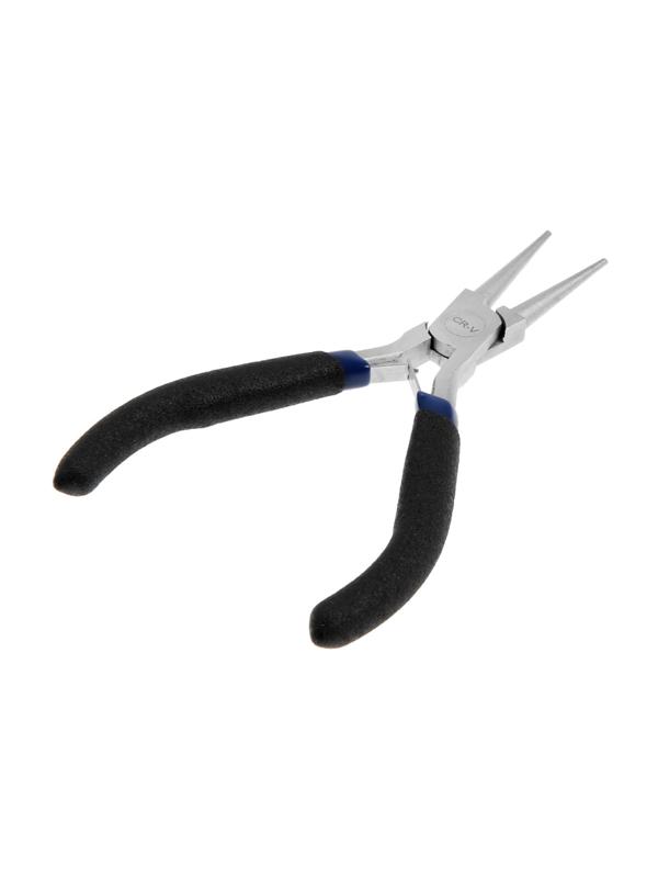 Круглогубцы ТУНДРА mini, никелированные, обрезиненные рукоятки, 125 мм