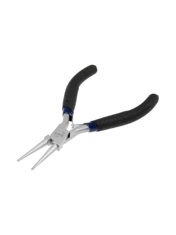Круглогубцы ТУНДРА mini, никелированные, обрезиненные рукоятки, 125 мм