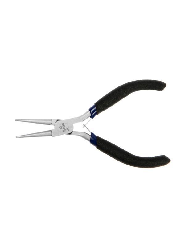 Круглогубцы ТУНДРА mini, никелированные, обрезиненные рукоятки, 125 мм