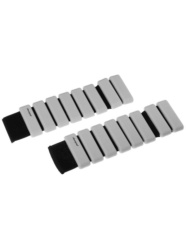 Утяжелители Onlytop для рук и ног 2 шт. х 0,5 кг, цвет серый