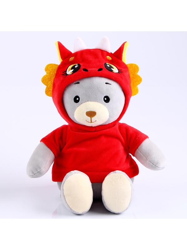 Медведь в костюме Дракона, сидит, 22 см