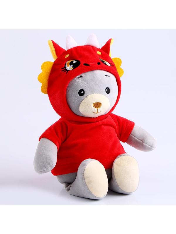 Медведь в костюме Дракона, сидит, 22 см