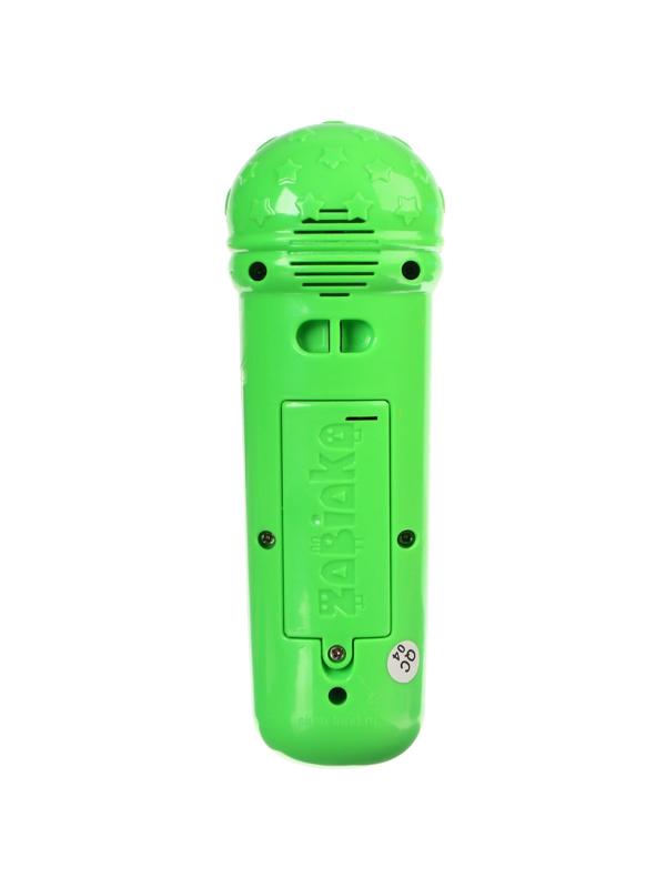 Музыкальный микрофон «Смешарики», звук, цвет зелёный