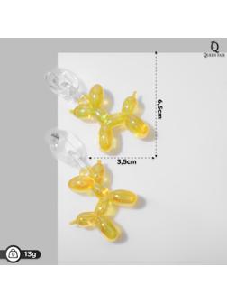 Серьги пластик 