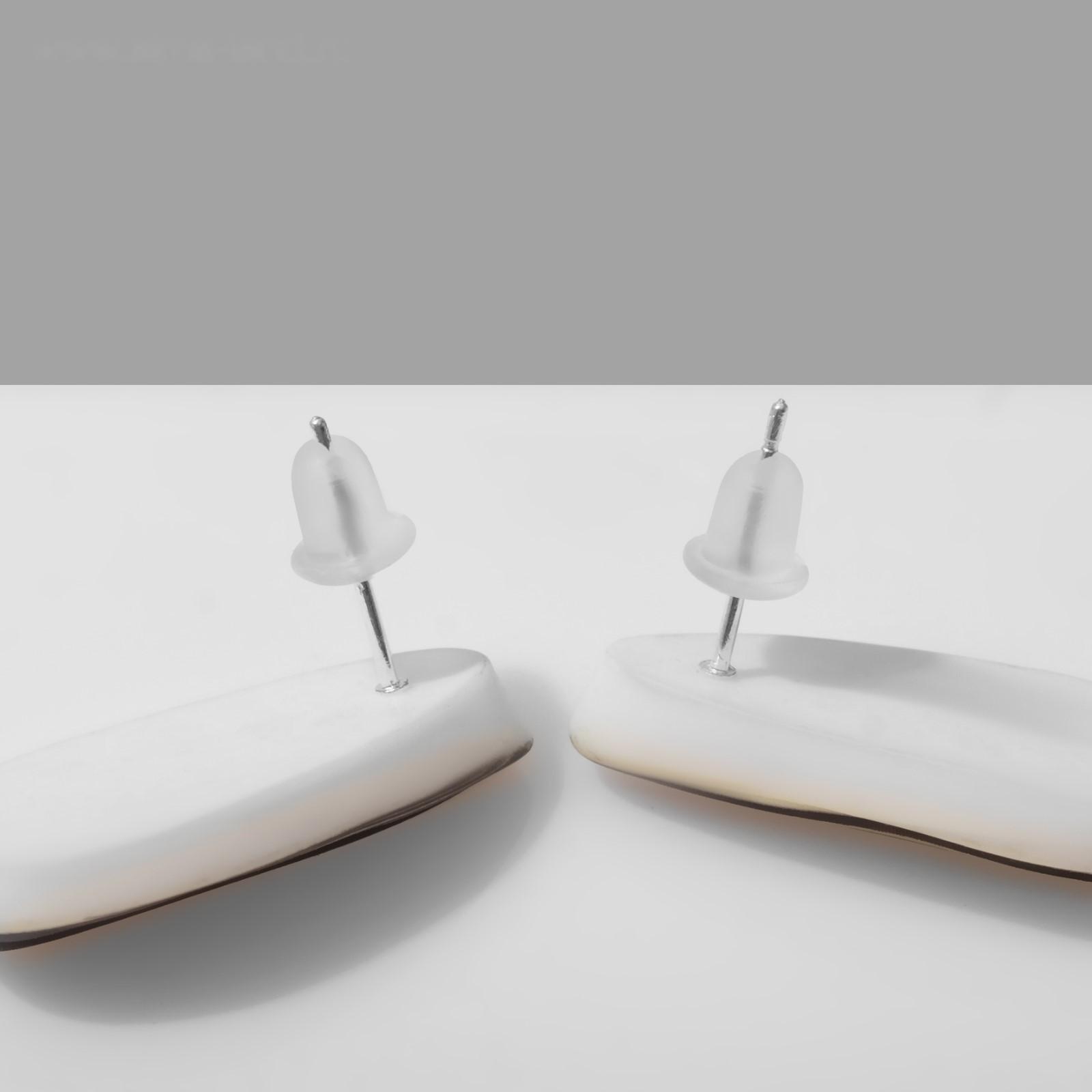 Серьги пластик 