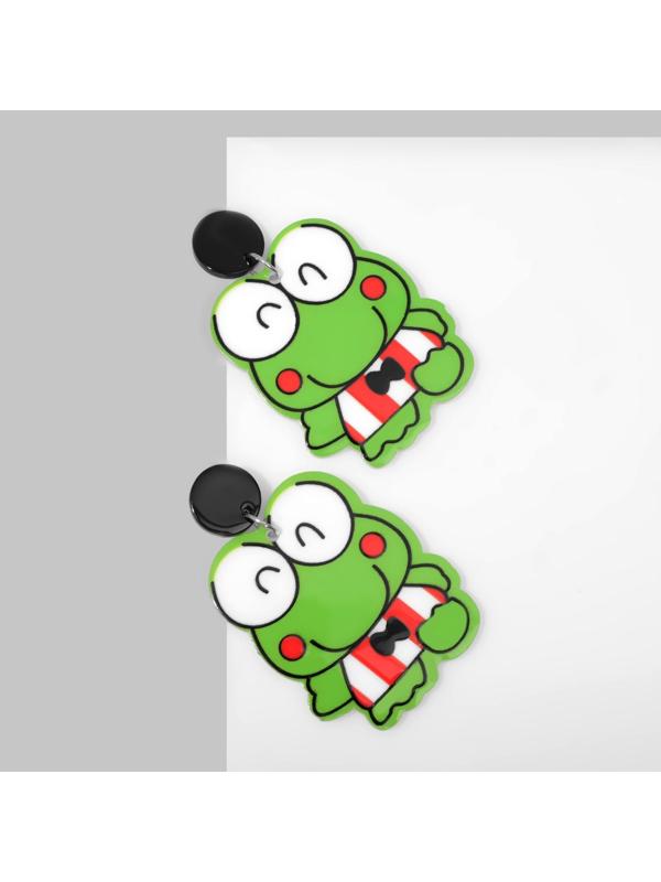 Серьги пластик 