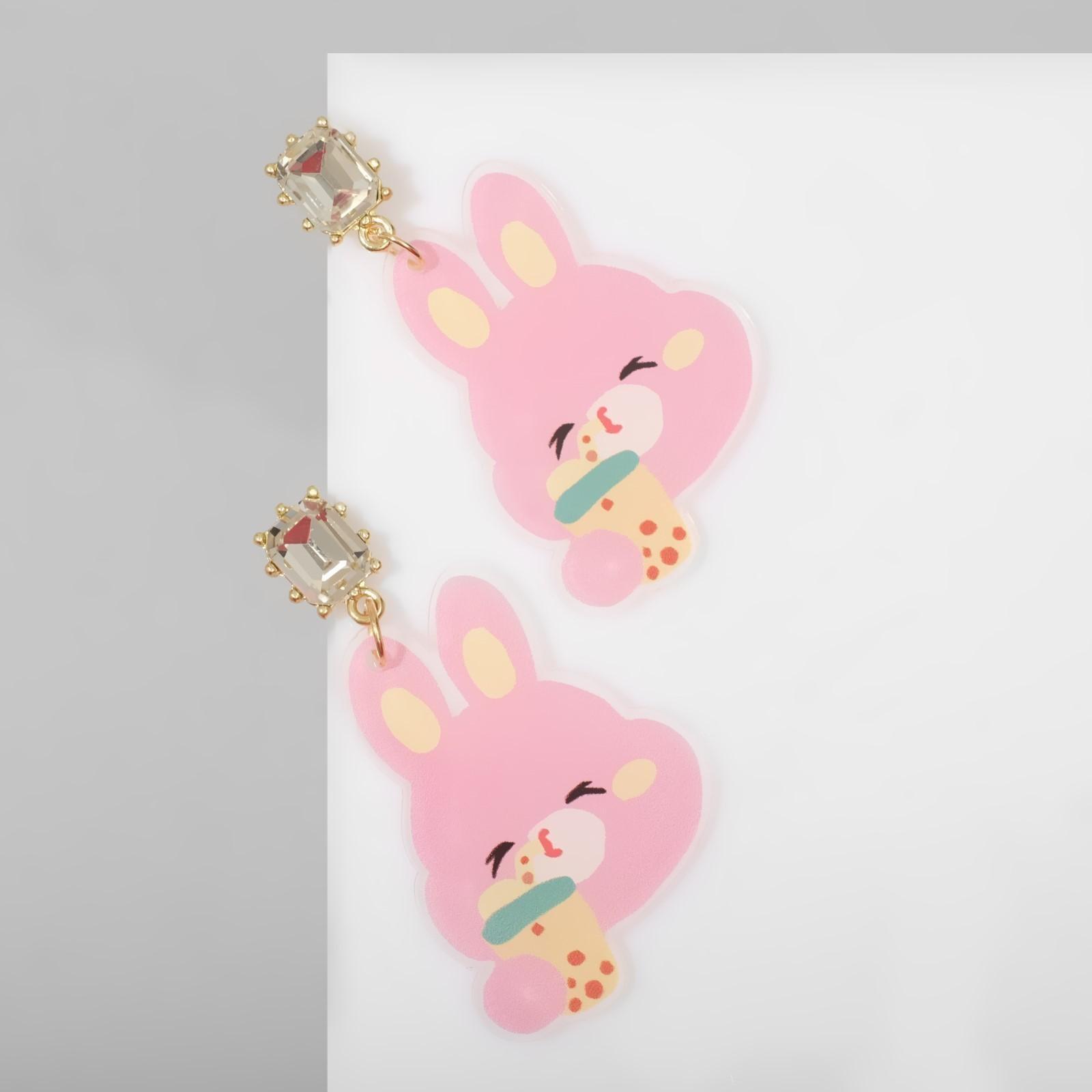 Серьги пластик 