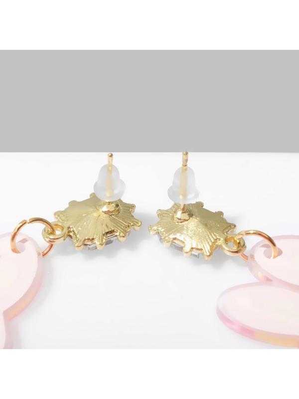 Серьги пластик 