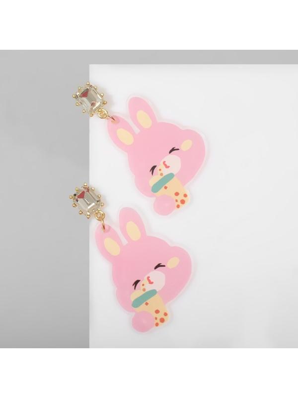 Серьги пластик 