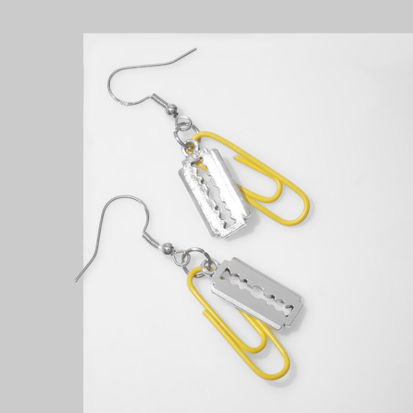 Серьги металл 