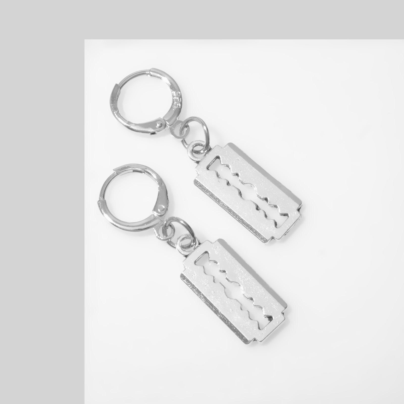 Серьги металл 