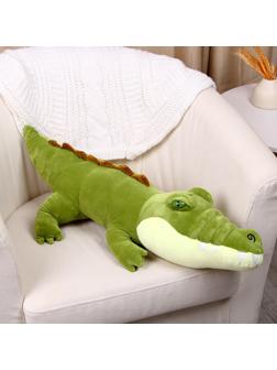 Мягкая игрушка «Крокодил», 80 см, цвет зелёный