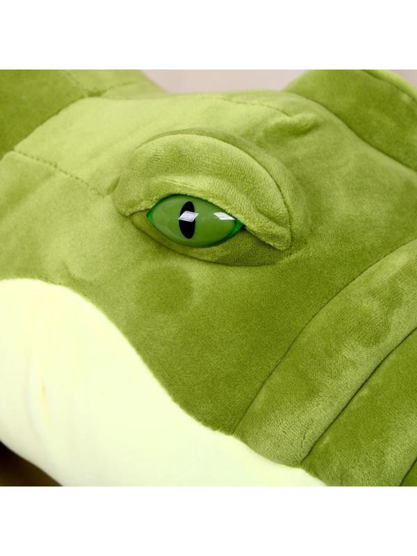 Мягкая игрушка «Крокодил», 80 см, цвет зелёный