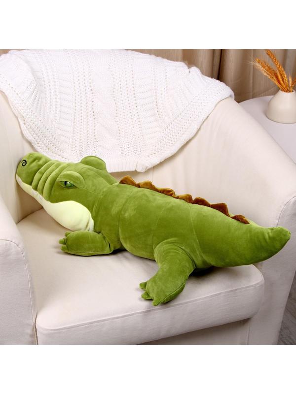 Мягкая игрушка «Крокодил», 80 см, цвет зелёный