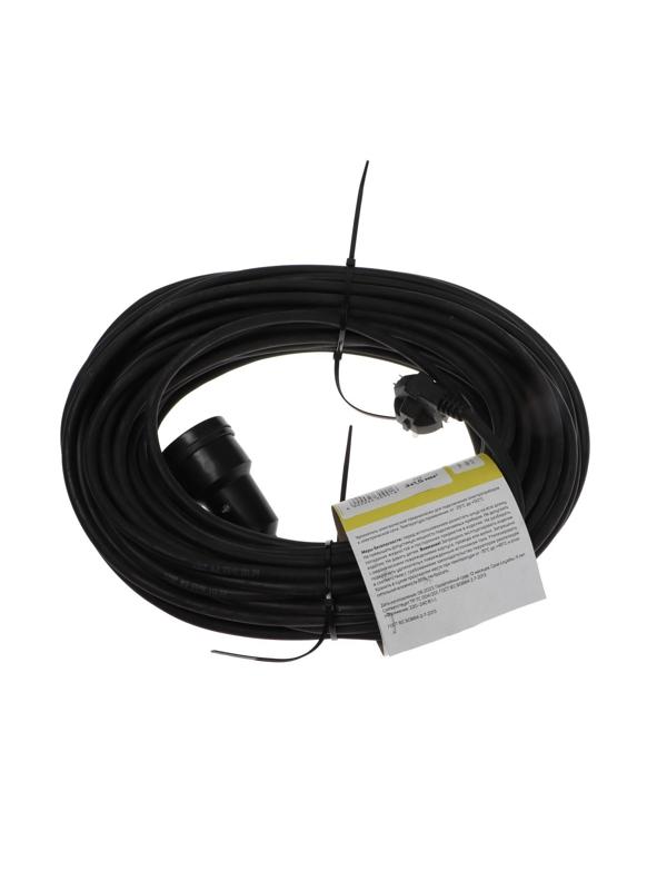 Удлинитель морозостойкий Luazon Lighting ECO, 1 розетка, 30 м, 16 А, КГ 3х1.5 мм2,с з/к,IP44