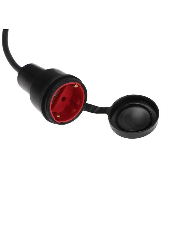 Удлинитель морозостойкий Luazon Lighting ECO, 1 розетка, 30 м, 16 А, КГ 3х1.5 мм2,с з/к,IP44