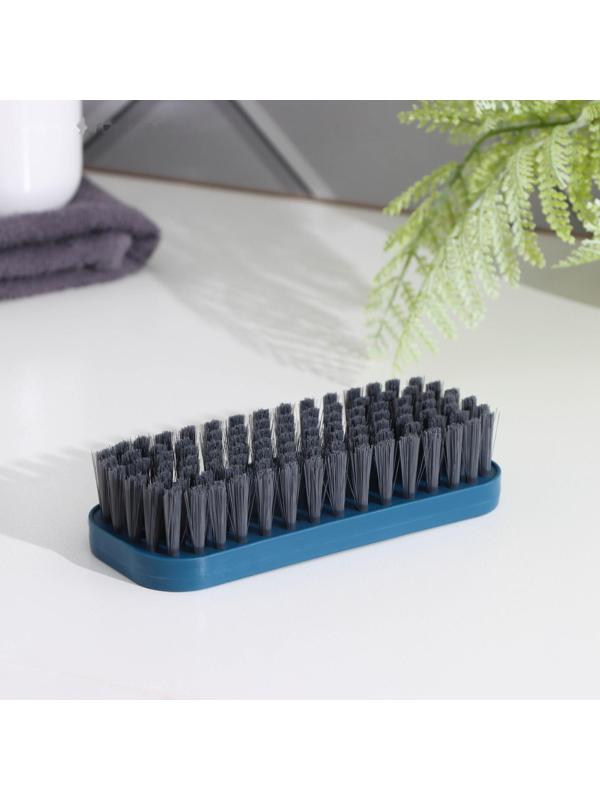 Щетка универсальная Доляна, с дополнительной щёткой для очистки ворса, 14×5,5×3,5 см, щетина 2 см