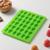 Форма силиконовая для мармелада Доляна «Рыбки», 18,5×14×1 см, 36 ячеек (2,5×1,5 см), цвет зелёный