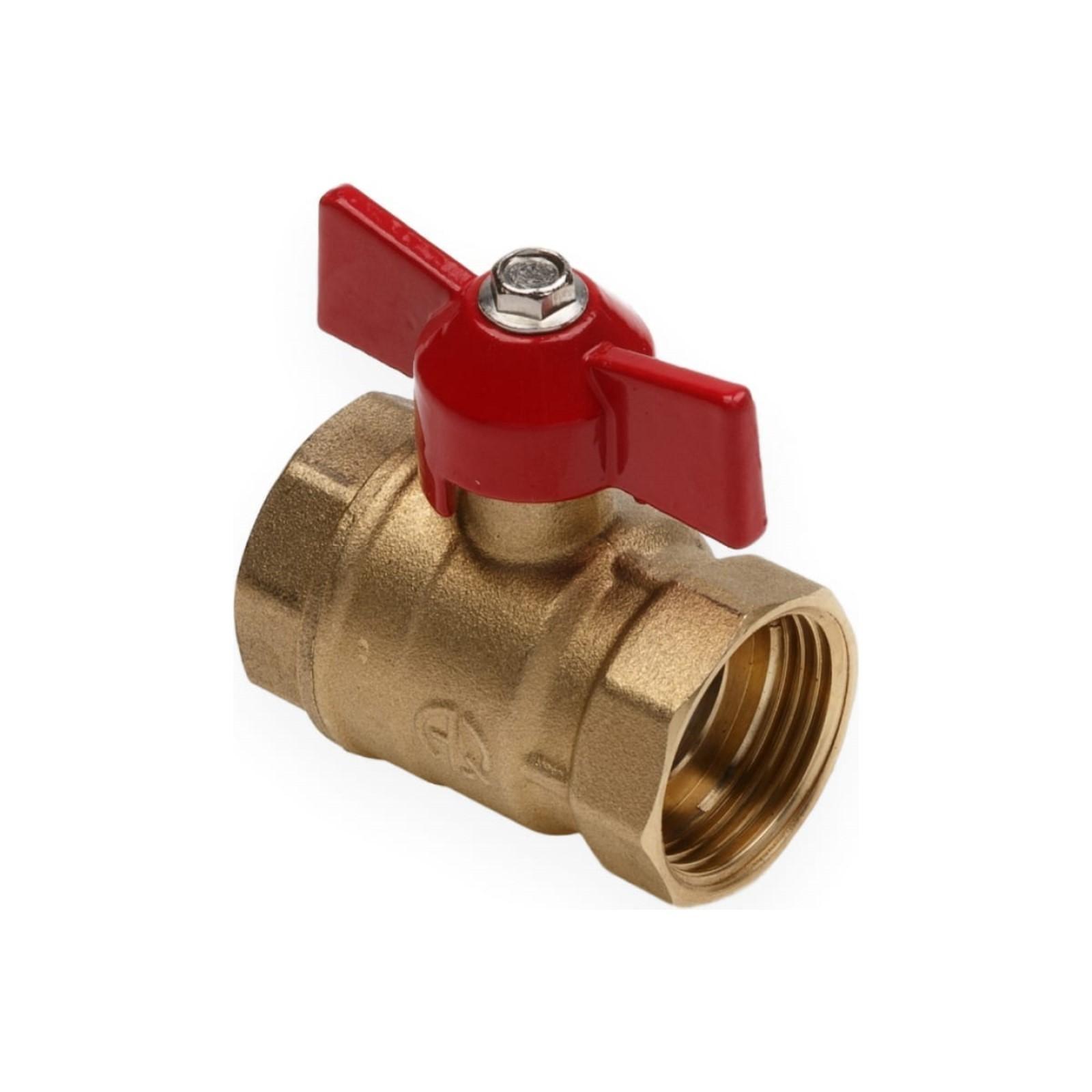 Кран шаровой AQUALINK 11Б27п1, PN 16, внутренняя/внутренняя резьба 1/2