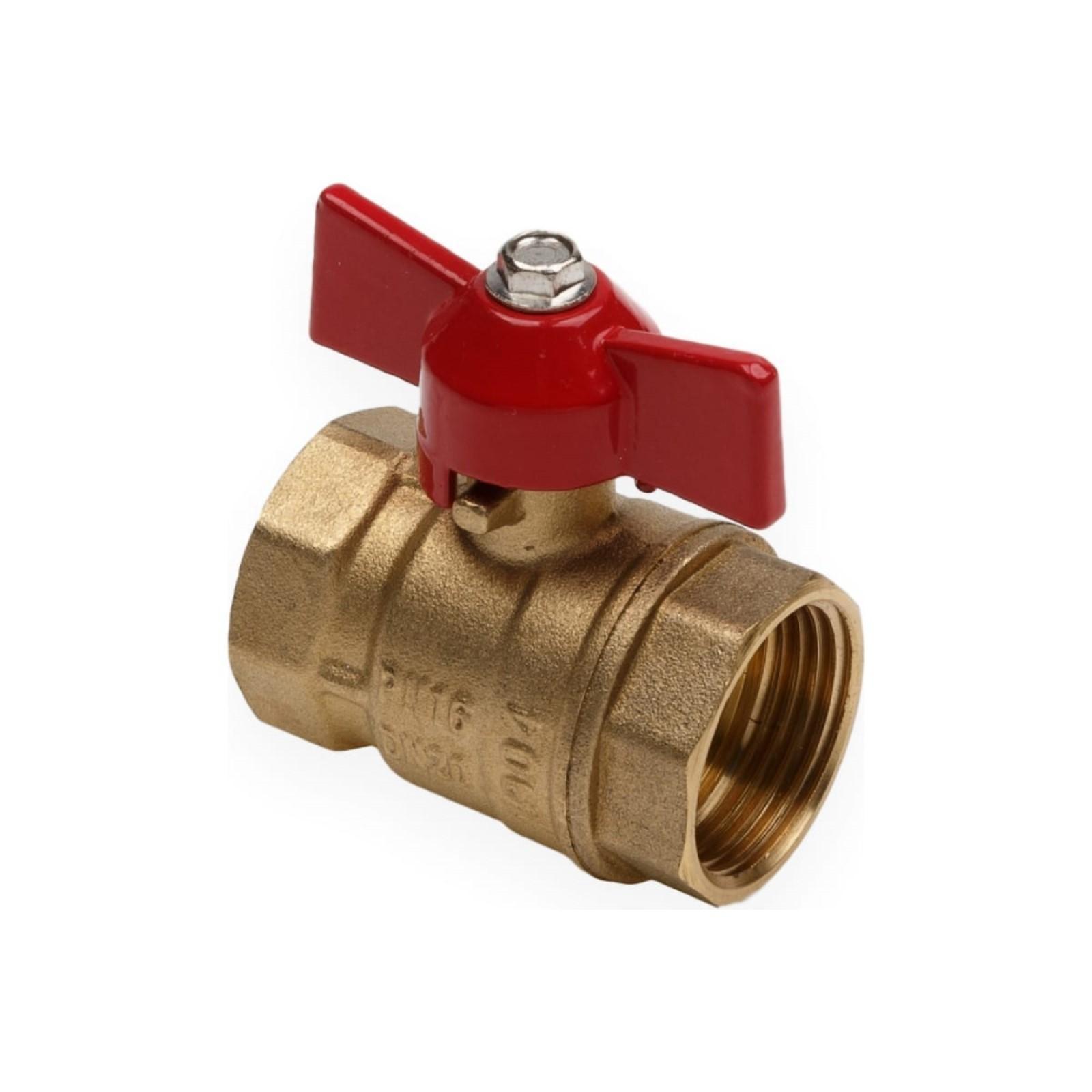 Кран шаровой AQUALINK 11Б27п1, PN 16, внутренняя/внутренняя резьба 1/2