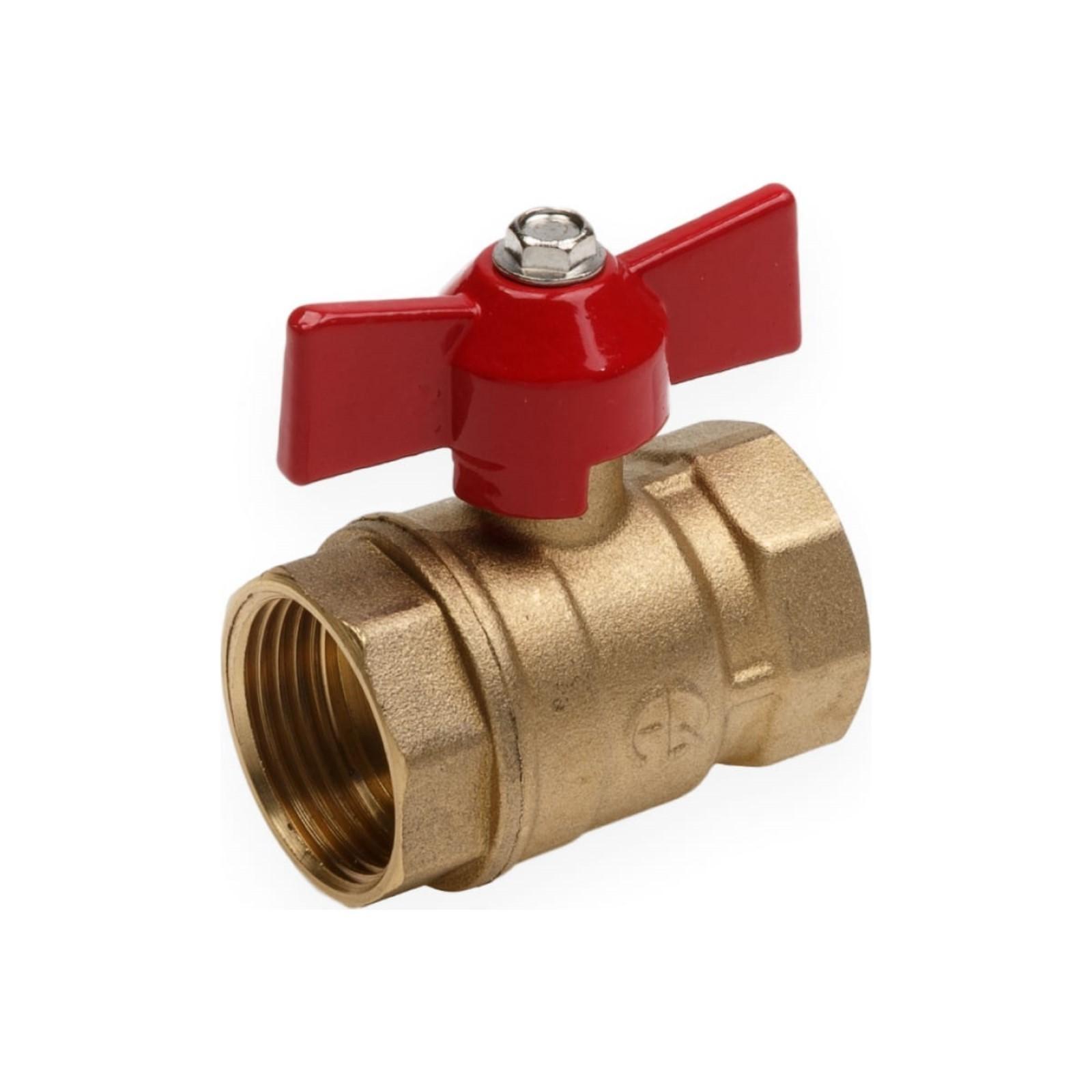 Кран шаровой AQUALINK 11Б27п1, PN 16, внутренняя/внутренняя резьба 1/2