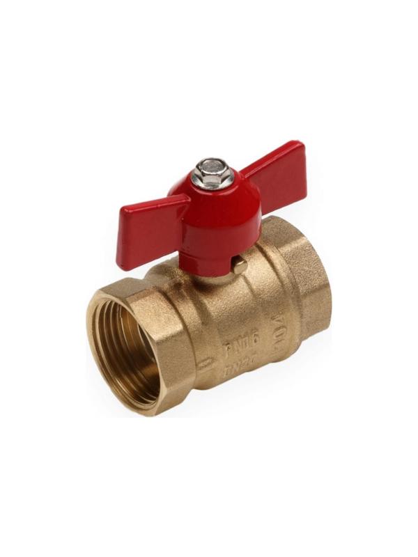 Кран шаровой AQUALINK 11Б27п1, PN 16, внутренняя/внутренняя резьба 1/2