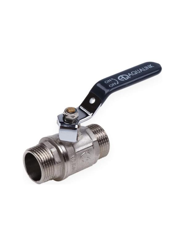 Кран шаровой AQUALINK, PN 50, наружная/наружная резьба 3/4