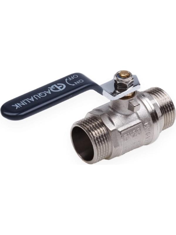 Кран шаровой AQUALINK, PN 50, наружная/наружная резьба 3/4