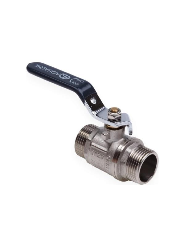 Кран шаровой AQUALINK, PN 50, наружная/наружная резьба 3/4