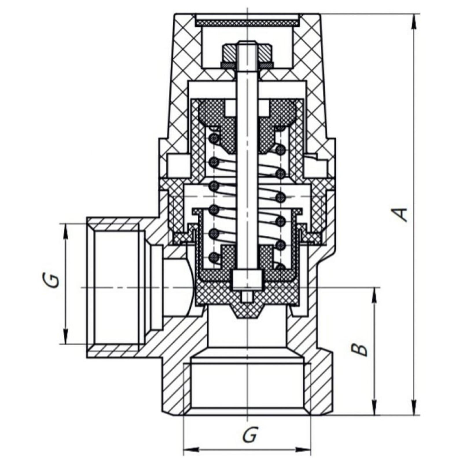 Клапан предохранительный AQUALINK, 1/2