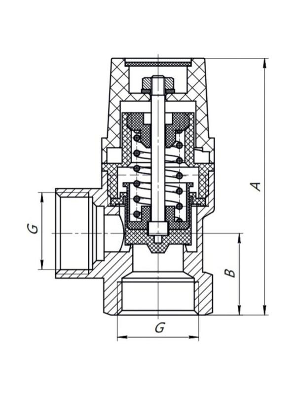 Клапан предохранительный AQUALINK, 1/2