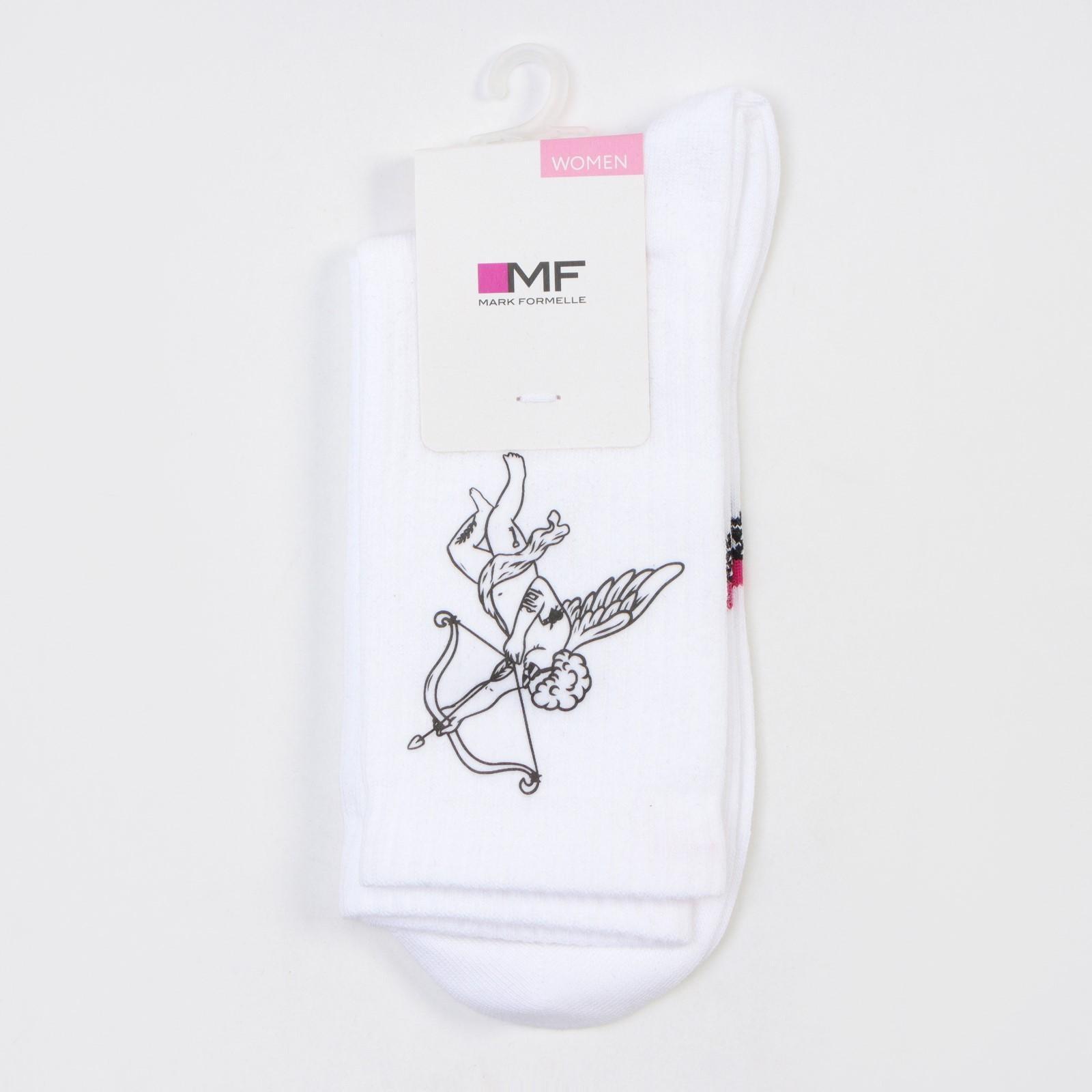 Носки женские, цвет белый, размер 23-25