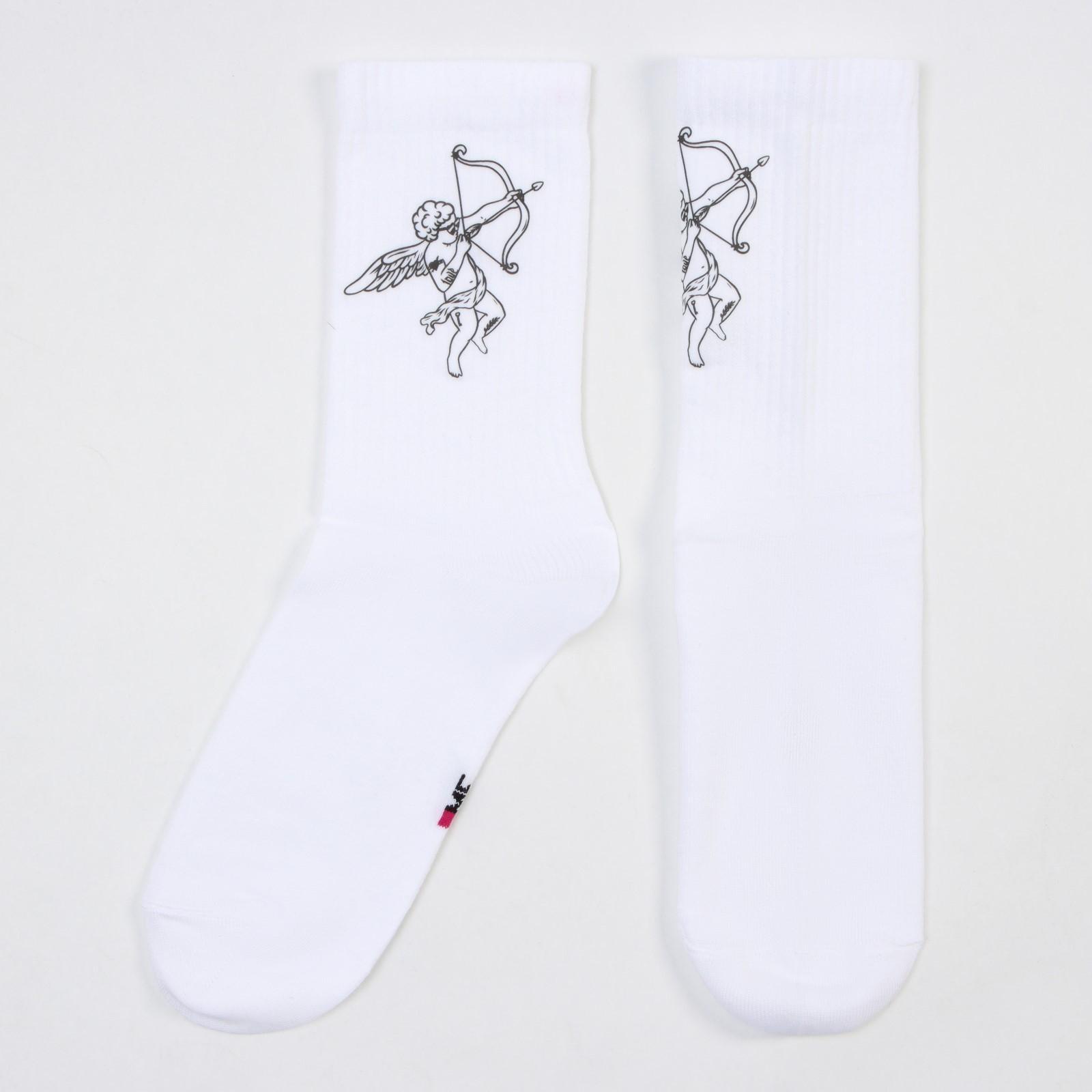 Носки женские, цвет белый, размер 25-27