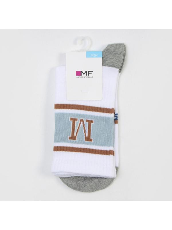 Носки мужские, цвет белый, размер 25-27