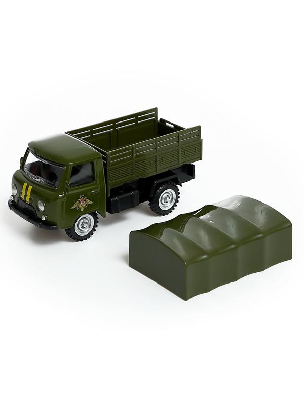Машина металлическая «УАЗ 452. Армия», инерция, 1:43