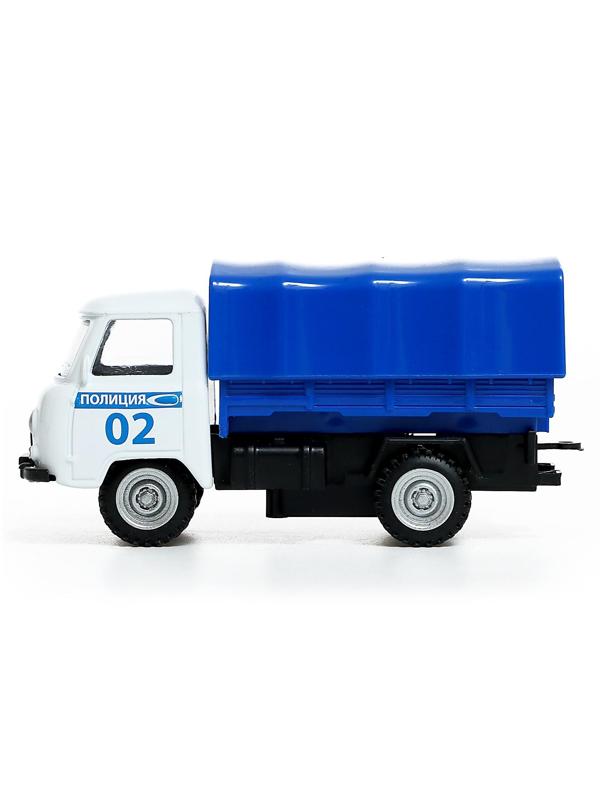Машина металлическая «УАЗ 452. Полиция», инерция, 1:43