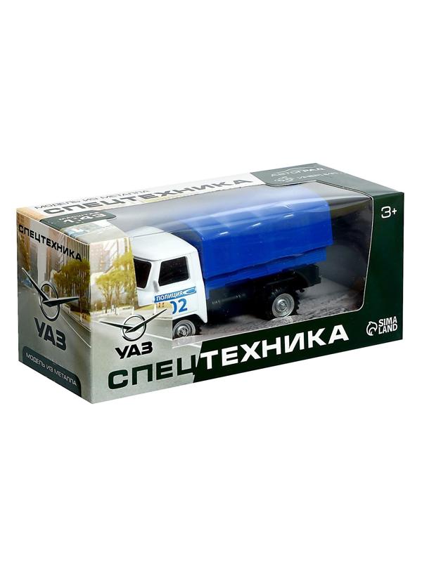 Машина металлическая «УАЗ 452. Полиция», инерция, 1:43