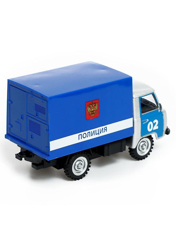 Машина металлическая «УАЗ 452. Полиция», инерция, 1:43