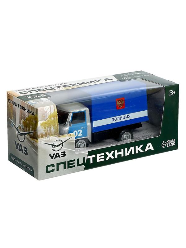 Машина металлическая «УАЗ 452. Полиция», инерция, 1:43