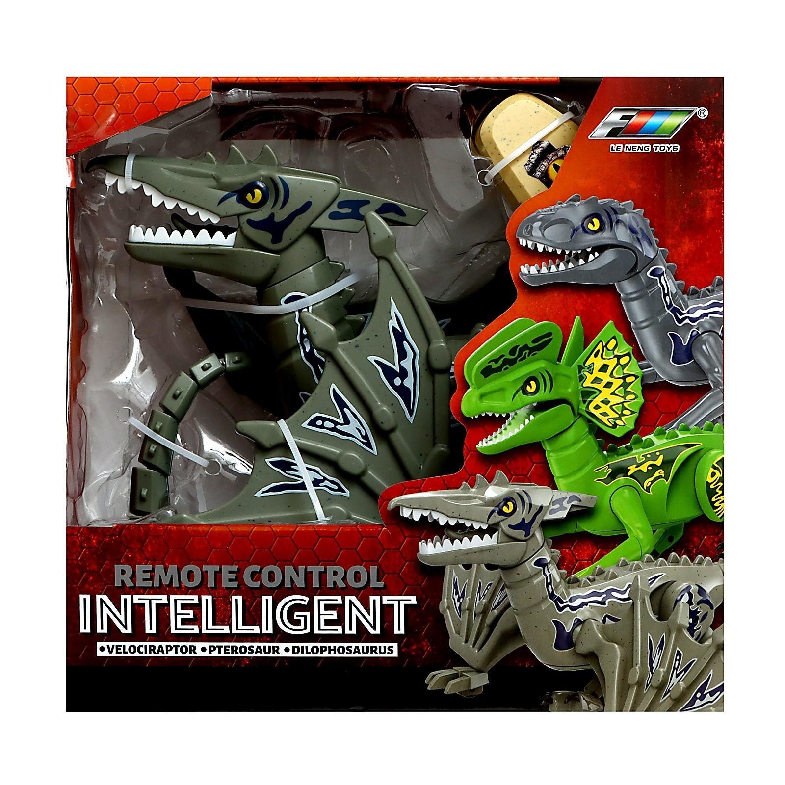 Динозавр радиоуправляемый «Дракон», цвет зелёный