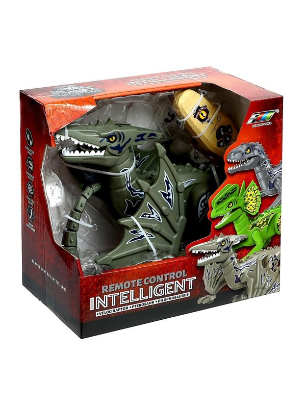 Динозавр радиоуправляемый «Дракон», цвет зелёный