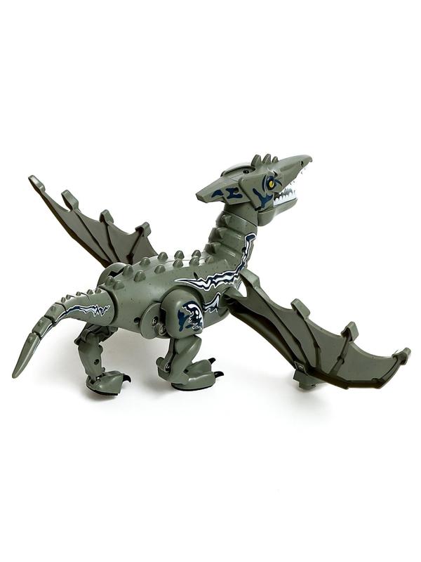 Динозавр радиоуправляемый «Дракон», цвет зелёный
